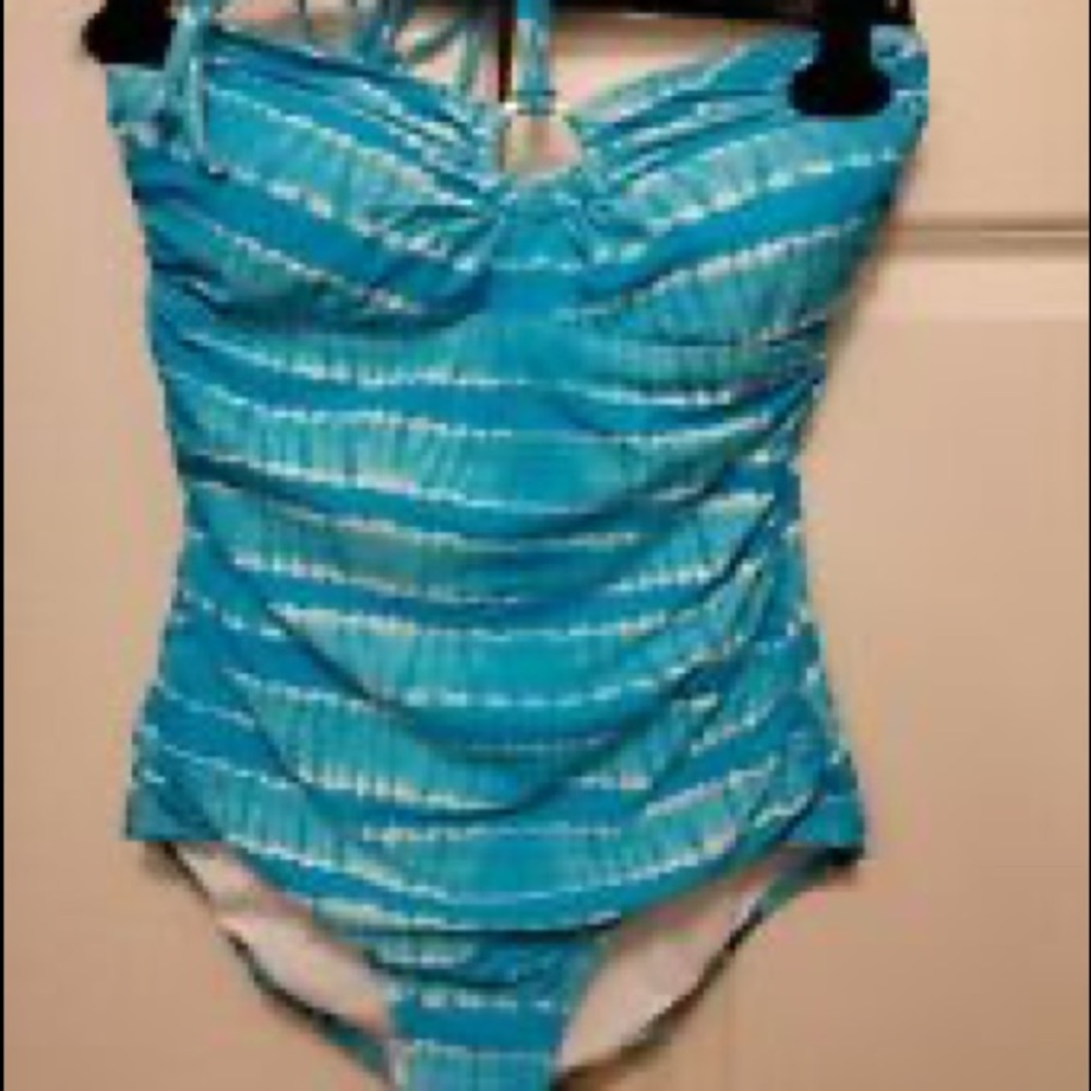 Michael Kors One Piece Halter Swimsuit